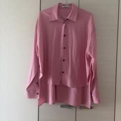 ADORE長袖ブラウス ピンク ロング チュニック - メルカリ