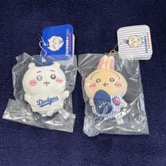 【新品】ちいかわ MLB マスコット ドジャース ちいかわ カブス　うさぎ