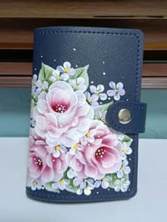 カードホルダー(20ポケット) トールペイント 薔薇 - メルカリ