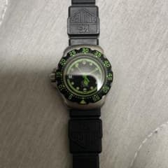 タグホイヤー フォーミュラ1 グリーン 375.508(箱、説明書付き) - メルカリ