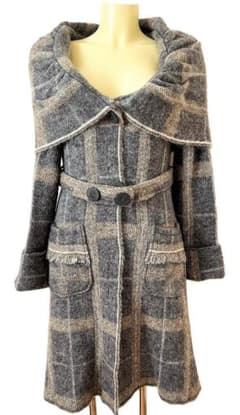 新品ROBERTA SCARPA美しいロングウォームニットコートイタリア