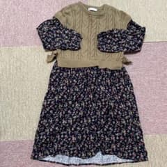THE SHOP TK 花柄ワンピース 140 - 4