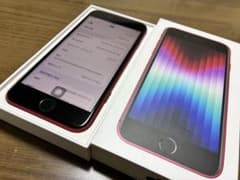 2대 iPhoneSE3 64 레드 SIM 프리, 홈 버튼 불능 + 마찬가지로 흰색 정크 제품