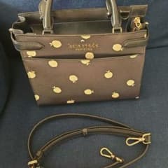 【美品】kate spade リンゴ 白模様 ショルダーバッグのサムネイル