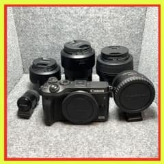 中古カメラ canon EOS M6 ダブルズームキット+ シグマ 30mm - メルカリ
