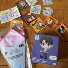 BTS ハンカチ　グクフィギュア　シールのサムネイル