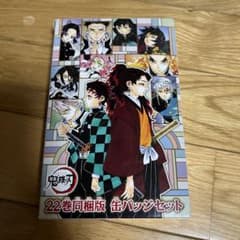 鬼滅の刃 22巻同梱版 缶バッジセットのサムネイル