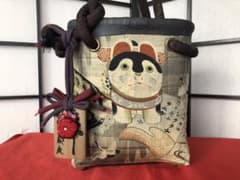 一閑張り 一閑張りバック 正絹古布 犬張子 狛犬 昔話 桃太郎 - メルカリ