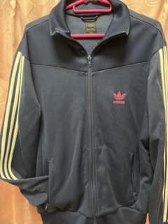 adidasセットアップジャージ(ハーフパンツ)　ネイビー✖️ピンクのサムネイル