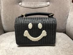 ハンドバック　ミニ　黒　ニコちゃんのサムネイル