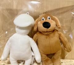 ☆美品☆ヒューマンフォールフラット　バディ　犬　マスコットぬいぐるみ　キヨ　牛沢