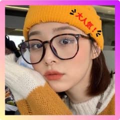 伊達メガネ　ヒョウ柄　豹柄　ユニセックス　カジュアル　大きめ　韓国のサムネイル