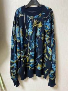 maison special ダークフラワージャガードニットのサムネイル
