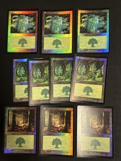 MTG オンスロート日本語版foil 基本土地 森10枚セット - メルカリ