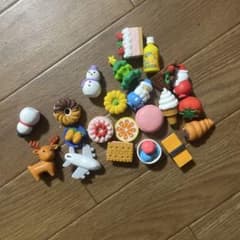 消しゴム 22個セット 食べ物 動物のサムネイル