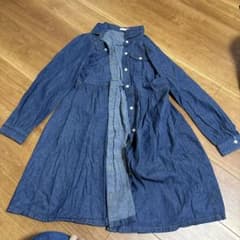 Thumbnail of キッズ　デニムワンピース　GU150cm