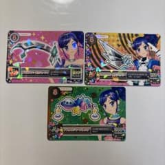 アイカツ 霧矢あおい アクセサリーカード 3枚セット PR-008、02-50のサムネイル