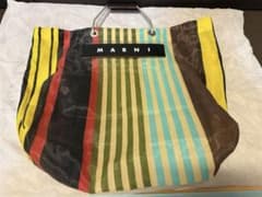 MARNI ストライプ トートバッグ メッシュのサムネイル