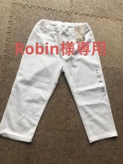 無印良品　レギンスパンツ　七分丈　白　130のサムネイル