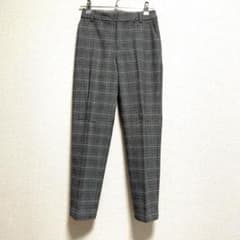 チェック柄パンツ グレー XSのサムネイル