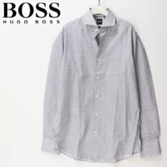 ヒューゴボス》未使用 SLIMFIT 格子柄 長袖ドレスシャツ 39(M) - メルカリ