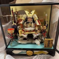 五月人形 若大将飾 ガラスケース入り - メルカリ