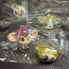 【ナルミヤキャラクターズぷくっとクリアリング】 4点セットのサムネイル