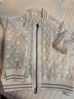 LANVIN en Bleu レースジャケット 38のサムネイル