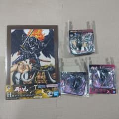 ワンピース　一番くじ　覇王の兆　アートプレート　ラバーマスコット　キング　4点のサムネイル