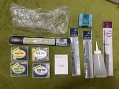 新品 美容師 国家試験 アップスタイルセット コーム ピン 黒ゴム 美容学校教材のサムネイル