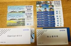 【匿名配送】HEIWA Cool Cart 優待券2枚・株主優待券7枚 セットのサムネイル