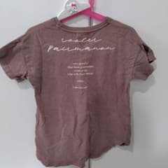 ペアマノン　ブラウンＴシャツワンピース90のサムネイル