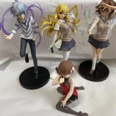 A Certain Magical Index and A Certain Scientific Railgun figures bundle for sale.