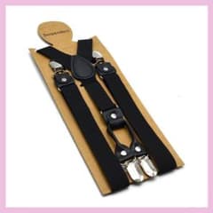 メンズ サスペンダー ブラック 高品質 ビジネス用 ホルスター Y型のサムネイル