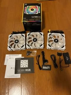 CORSAIR LL120 RGB 120mm ホワイト Node PRO 付きのサムネイル