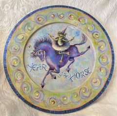 トールペイント ボビータカシマ 午年 イヤープレート Horse - メルカリ