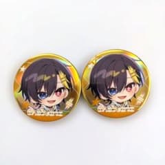 すにすて　だいきりくん　1周年グッズ　オーロラ缶バッジ　デフォ　2個