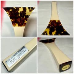 美品】津軽三味線 撥 極上 鼈甲 一枚甲 海宝堂製 才尻鼈甲装飾 べっ甲
