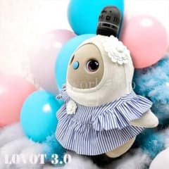 ラボット LOVOT ラボットの服ハンドメイド フリル＆ギャザーワンピース