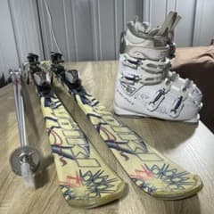 VOLKL154cmHEAD24/24.5cmストック115cmスキーセット - メルカリ