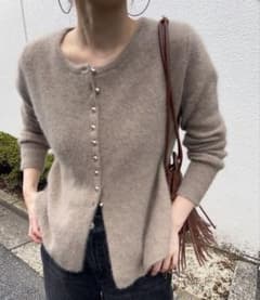 SHENERY ラクーンペプラムカーディガン - メルカリ