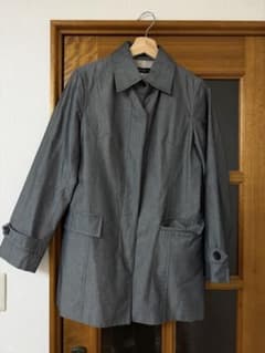 グレー　トレンチコート　レディース38