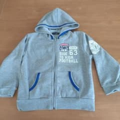 SUN CHERIE キッズ ジップアップパーカー 130cmのサムネイル