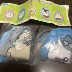 ちいかわ　ダイカットポーチ　ガチャ　ハチワレ　島二郎　セットのサムネイル