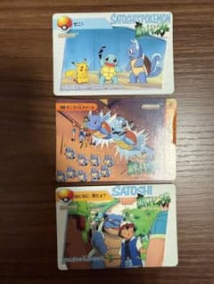ポケモン カードダス ゼニガメ カメール カメックス ピカチュウのサムネイル