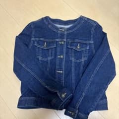 NATURAL BEAUTY BASIC デニムジャケット ノーカラー Mのサムネイル