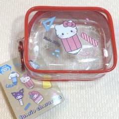 サンリオキャラクターズ かわいい文房具たち クリアポーチ ハローキティ プライズ