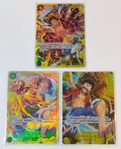 ワンピースカード モンキー・D・ルフィ SEC 3種セット - メルカリ