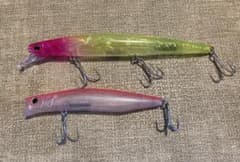 シーバス用ルアー 中古 2本セット ミノー プラグのサムネイル
