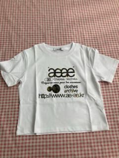 aeae 半袖 Tシャツ ホワイト ロゴプリントのサムネイル